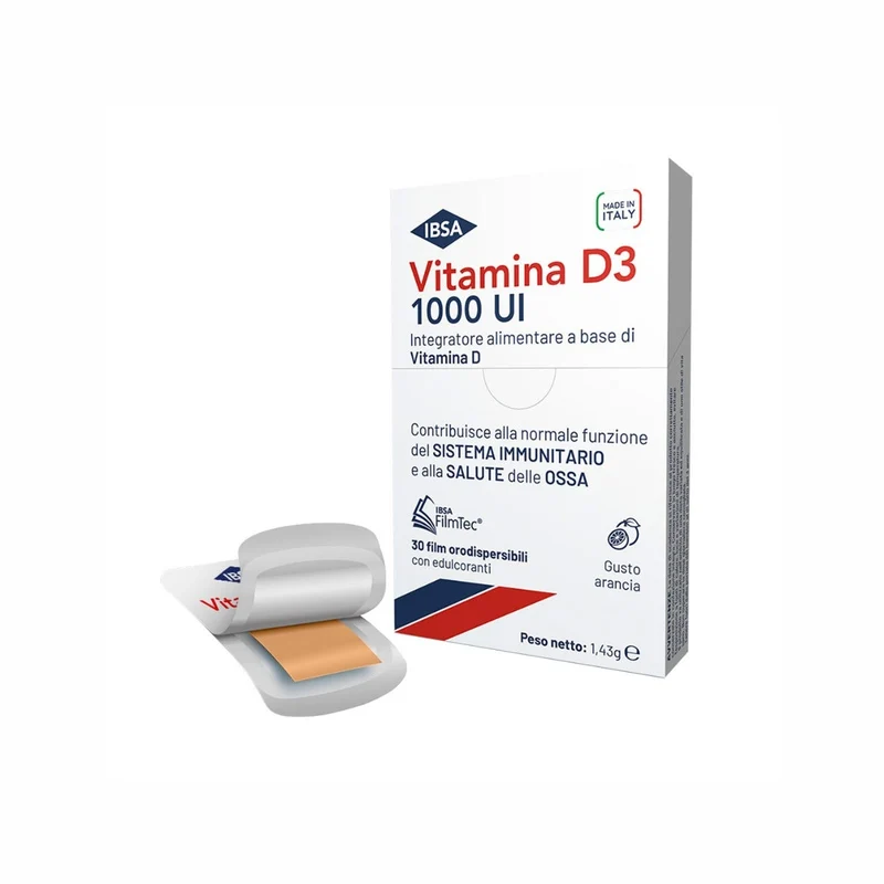 Ibsa Vitamina D3 1000UI - 30 Film Orodispersibili