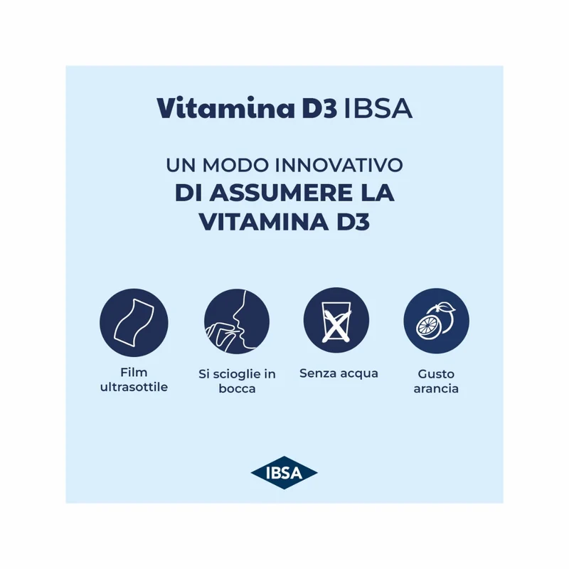 Ibsa Vitamina D3 1000UI - 30 Film Orodispersibili