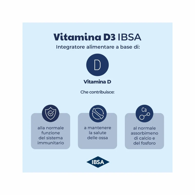 Ibsa Vitamina D3 1000UI - 30 Film Orodispersibili