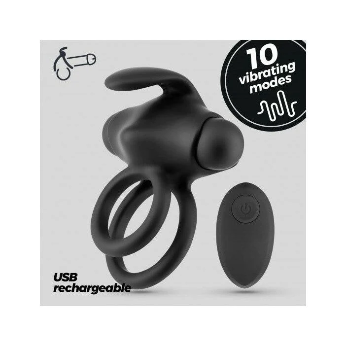 Crushious Thumper Doppio Cock Anello Vibrante Con Telecomando
