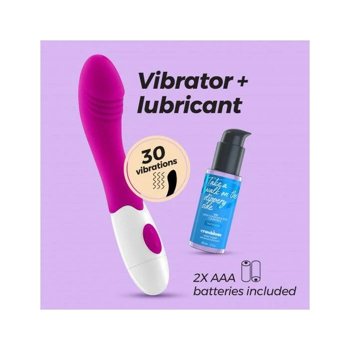 Crushious Vibratore Growlie + Lubrificante A Base D'acqua 50ml