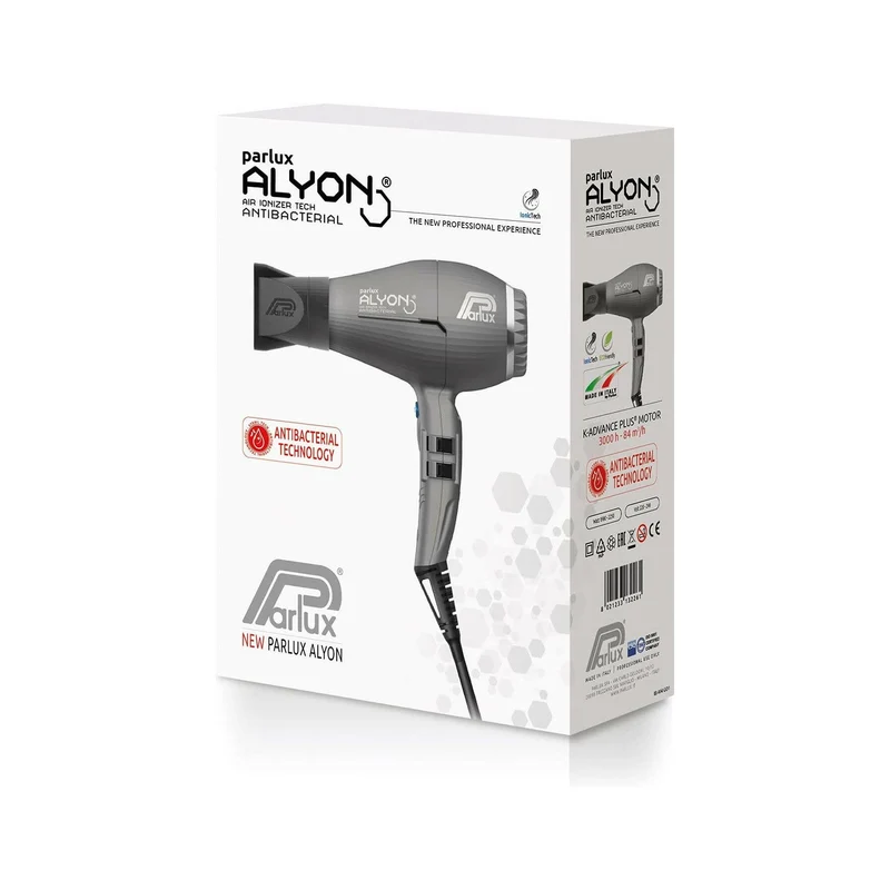 Parlux Asciugacapelli Professionale Alyon Grigio Opaco