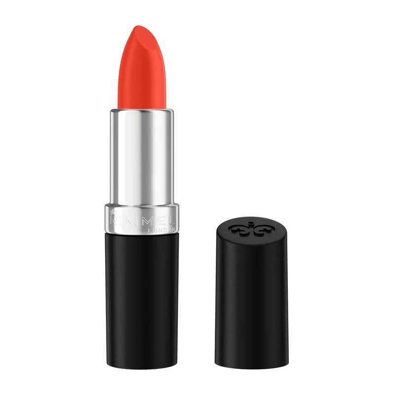 Rimmel Lasting Finish Rossetto Satinato Idratante Formula Vegana 4g 310 Regent Street Red