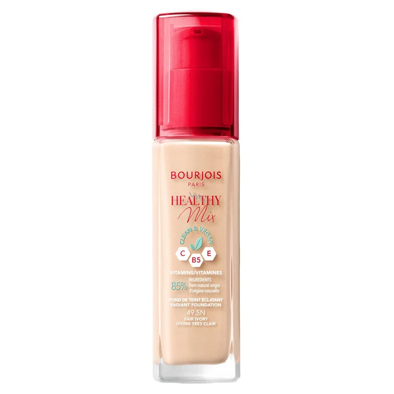 Bourjois Healthy Mix Clean Fondotinta 49.5 N Light Bronze 30ml