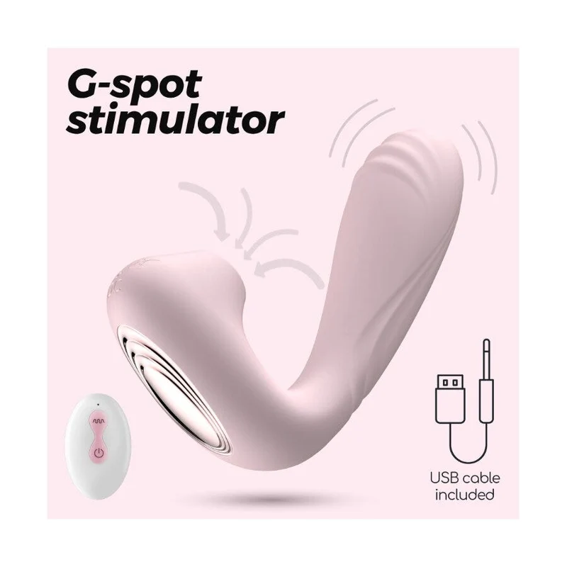 Crushious Pookie Stimolatore Clitorideo Con Telecomando Rosa
