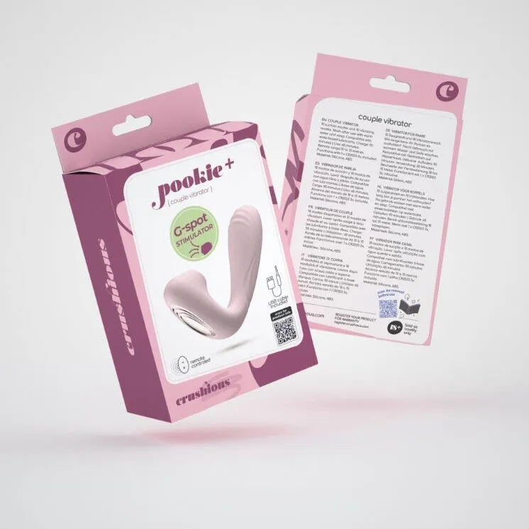 Crushious Pookie Stimolatore Clitorideo Con Telecomando Rosa
