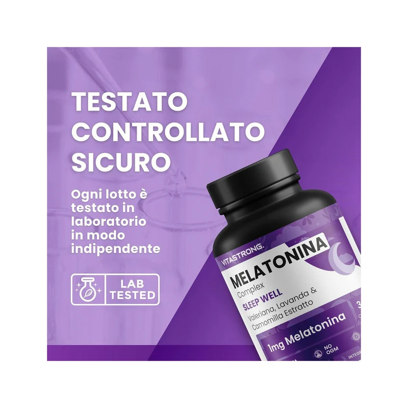 Vitastrong Melatonin Complex 365 Compresse