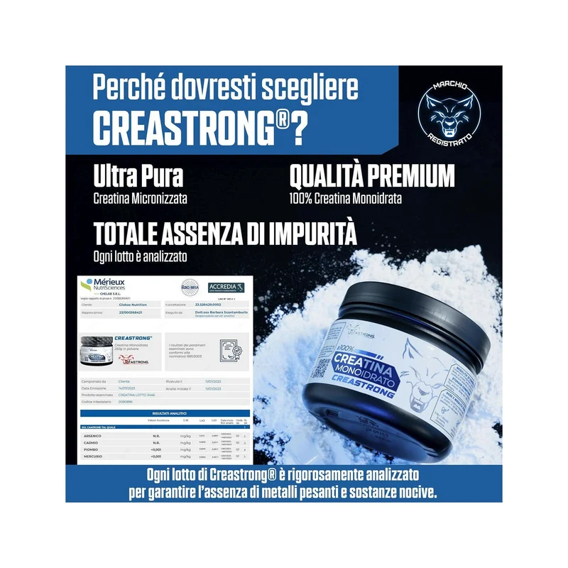Vitastrong Creatine Monohydrate Creastrong 250g