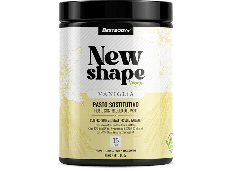Bestbody New Shape Veg Pasto Sostitutivo Gusto Vaniglia 900g