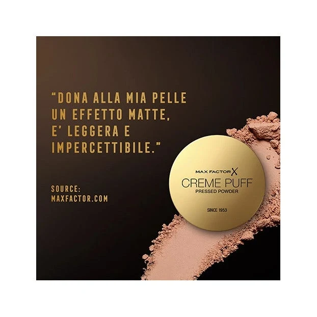 Max Factor Cipria Creme Puff Tonalità 42 Deep Beige 14g