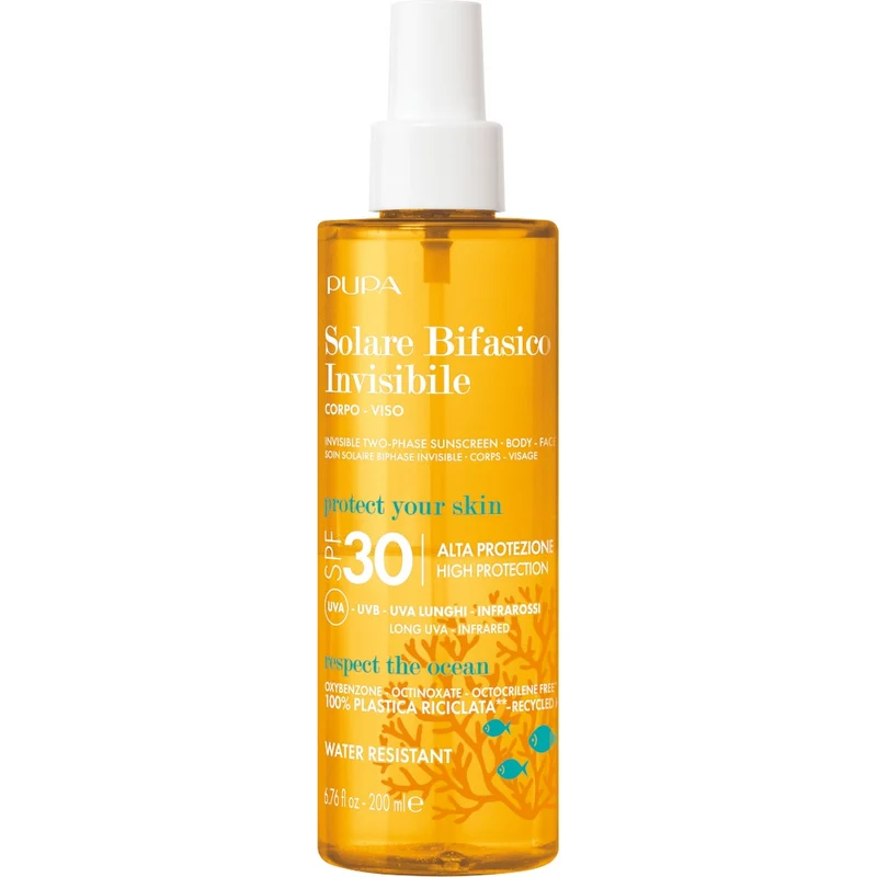 Pupa Solare Bifasico Invisibile Corpo E Viso SPF30 200ml