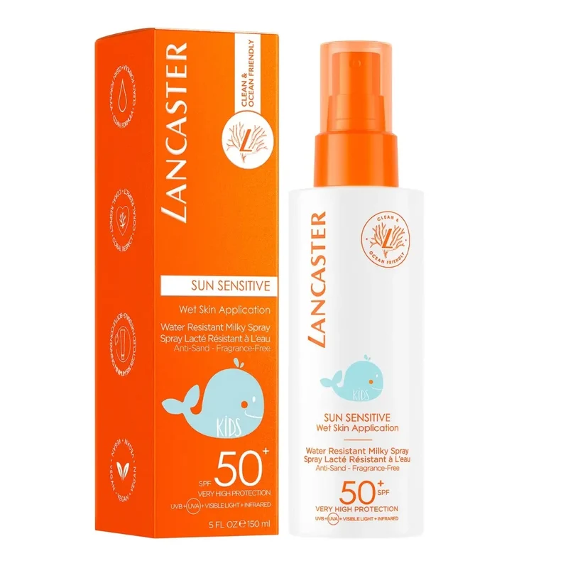 Lancaster Sun Sensitive Milky Spray Protezione Solare Per Bambini SPF 50+ 150ml