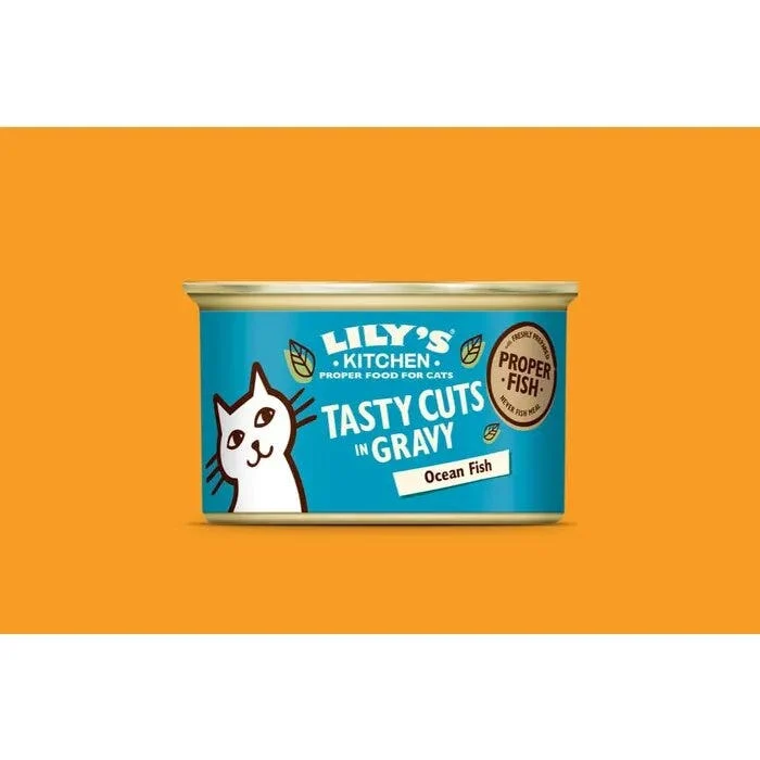 Lily's Kitchen Ocean Fish Tasty Cuts in Gravy Cat 85g