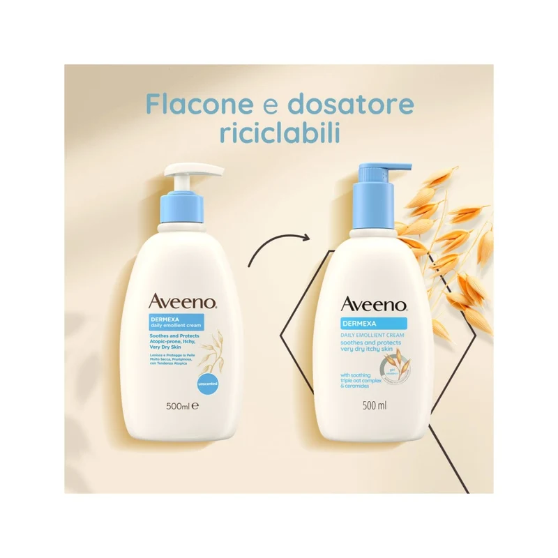 Aveeno Dermexa Crema Idratante 500ml
