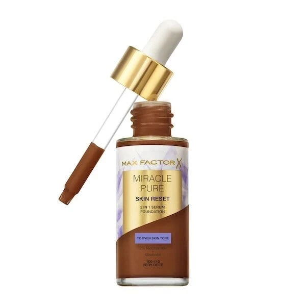 Max Factor Fondotinta Miracle Pure Skin Reset 2 in 1 Siero 30ml - Very Deep