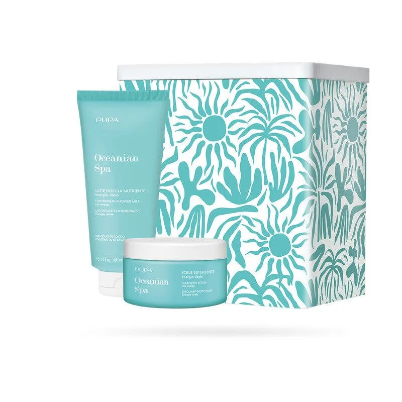Pupa Oceanian Spa Kit Latte Doccia Nutriente + Scrub Detergente 300ml + 250ml