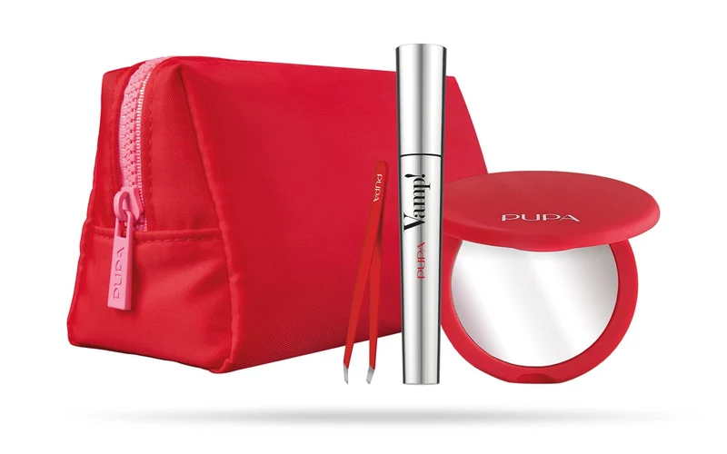 Pupa Kit Vamp! Mascara & Specchietto E Pinzetta Sopracciglia