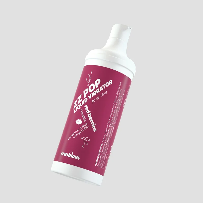 Crushious Vibratore Liquido Zz Pop Aromatizzato Frutti Rossi 30ml