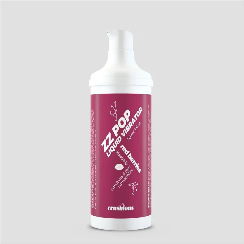 Crushious Vibratore Liquido Zz Pop Aromatizzato Frutti Rossi 30ml