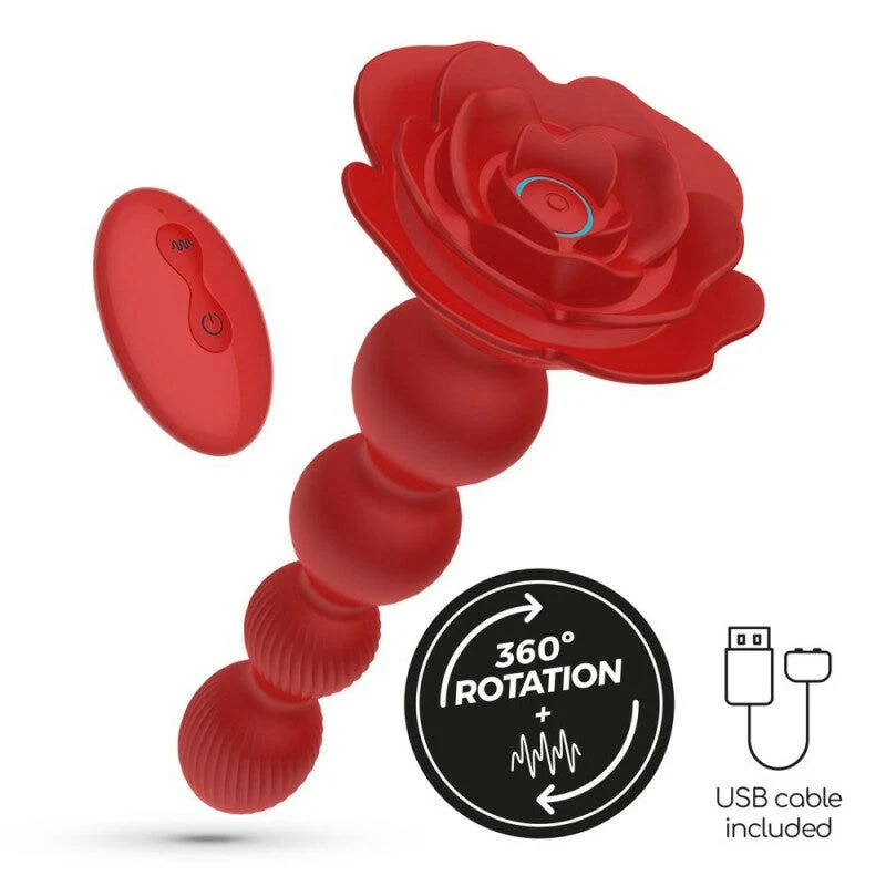 Crushious Plug Anale Rosaline Con Rotazione E Telecomando A Distanza