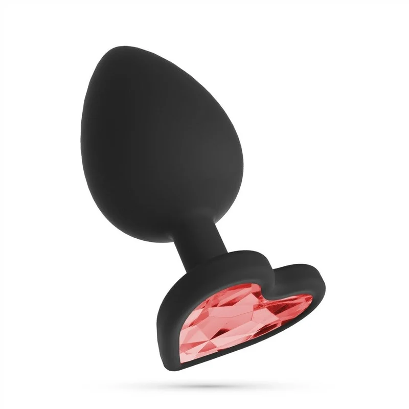Crushious Cuore Plug Anale Medio Con 4 Gioielli Intercambiabili