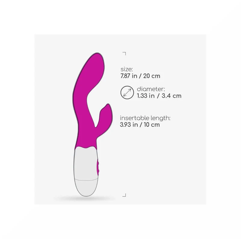Crushious Cherie Vibratore Con Stimolatore Clitorideo + Lubrificante A Base D'acqua