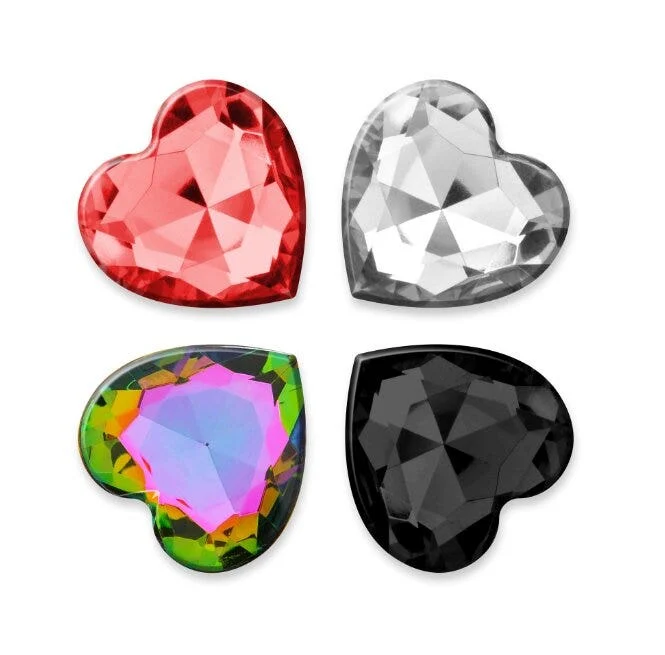 Crushious Cuore Plug Anale Piccolo Con 4 Gioielli Intercambiabili