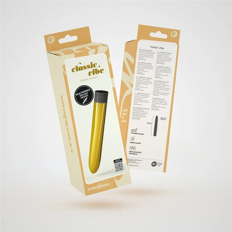 Crushious Vibratore Classic Vibe Dorato