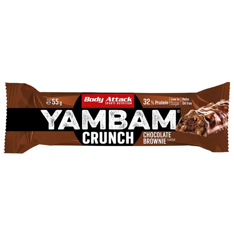 Newtritions Body Attack YamBam Bars Crunch Gusto Cioccolato & Brownie 55g