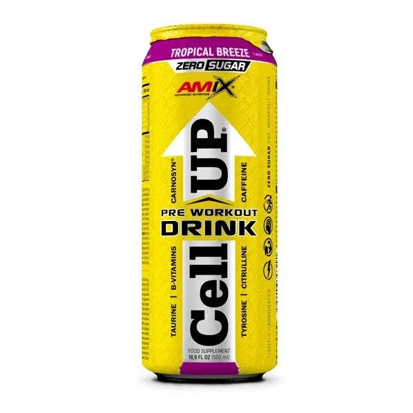 Newtritions CellUp Pre-Workout Drink Frutti Tropicali 500ml