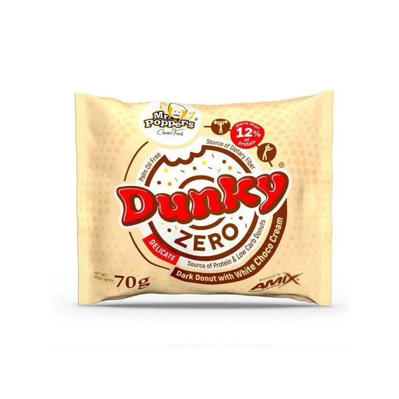 Newtritions Amix Mr. Popper’s Dunky Zero Gusto Cioccolato Bianco & Cookie 70g