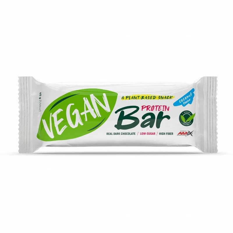 Newtritions Amix Vegan Protein Bar Barretta Proteica Gusto Cocco 45g