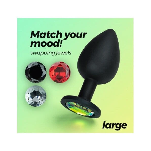 Crushious Camileo Plug Anale Grande Con 4 Gioielli Intercambiabili