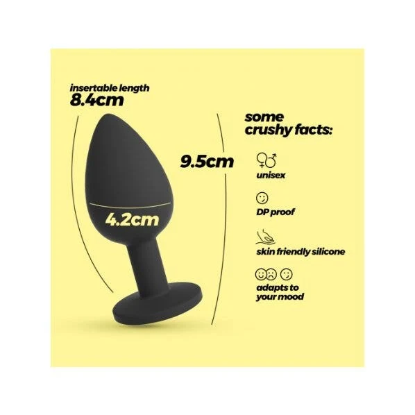 Crushious Camileo Plug Anale Grande Con 4 Gioielli Intercambiabili