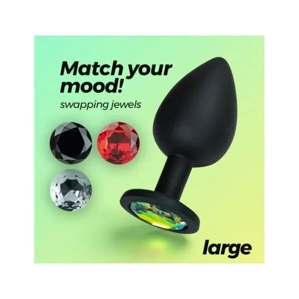 Crushious Camileo Plug Anale Grande Con 4 Gioielli Intercambiabili