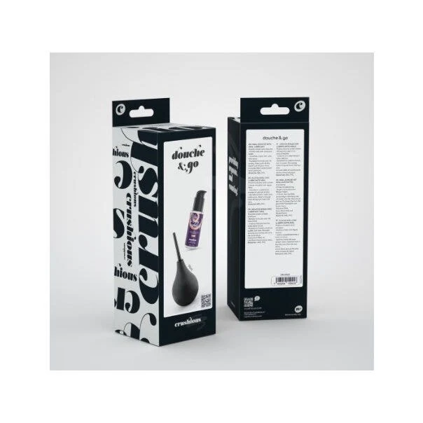 Crushious Douche & Go Doccia Anale 90ml + Lubrificante Anale 50ml