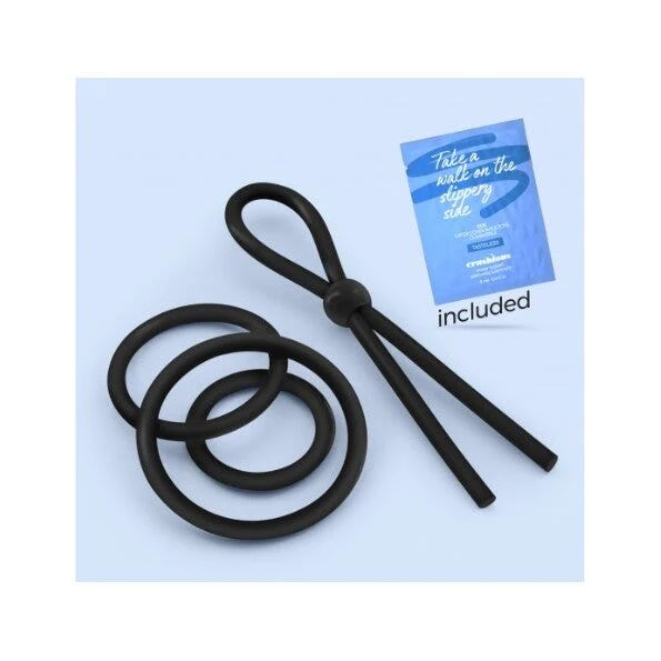 Crushious Set Di Anelli Per Pene in Silicone Daltons