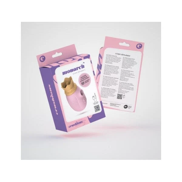 Crushious Monarch Stimolatore Clitorideo Rosa