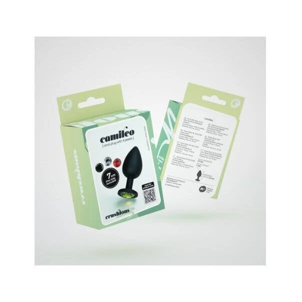 Crushious Camileo Plug Anale Piccolo Con 4 Gioielli Intercambiabili