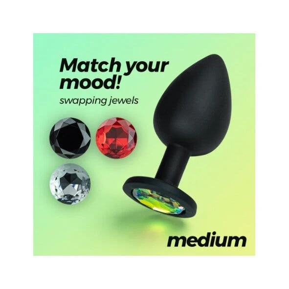 Crushious Camileo Plug Anale Medio Con 4 Gioielli Intercambiabili