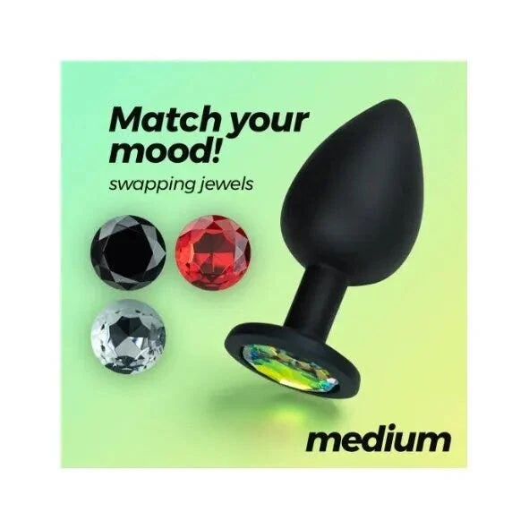 Crushious Camileo Plug Anale Medio Con 4 Gioielli Intercambiabili