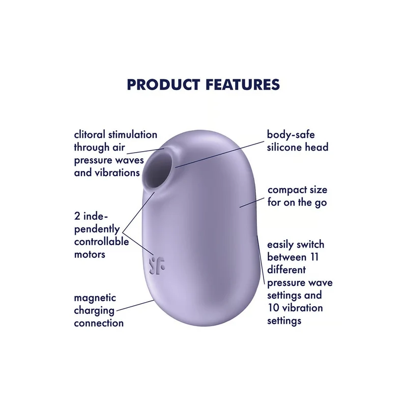 Satisfyer Pro To Go 2 Vibratore Clitoride Viola
