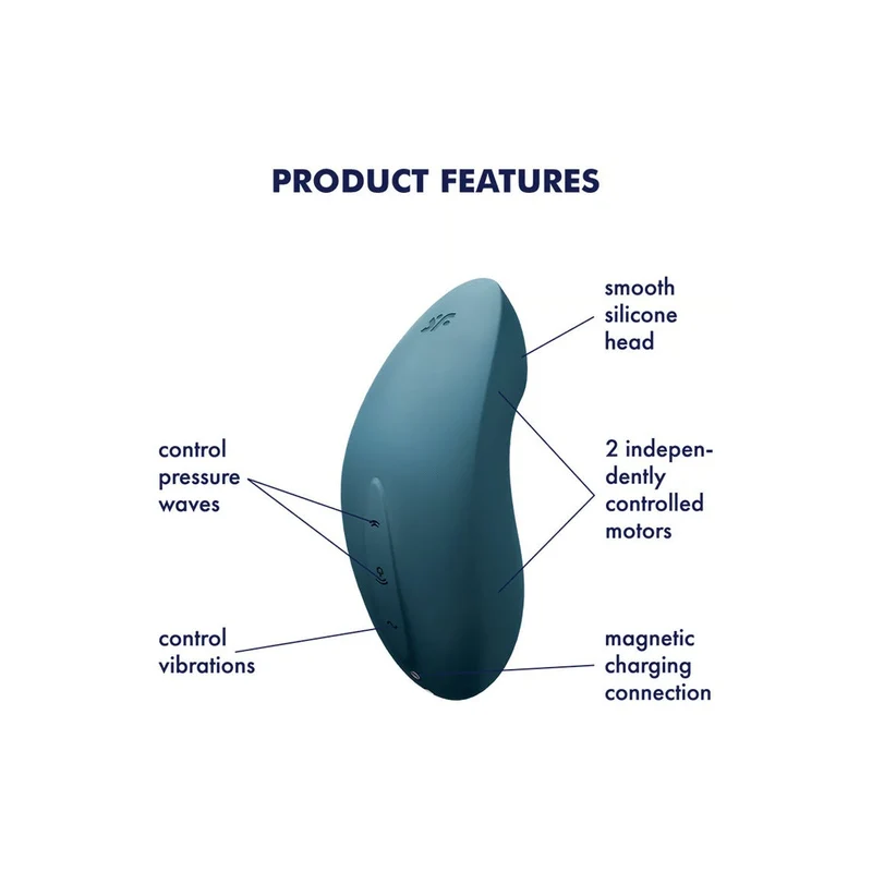 Satisfyer Vulva Lover 2 Vibratore Clitoride Blu