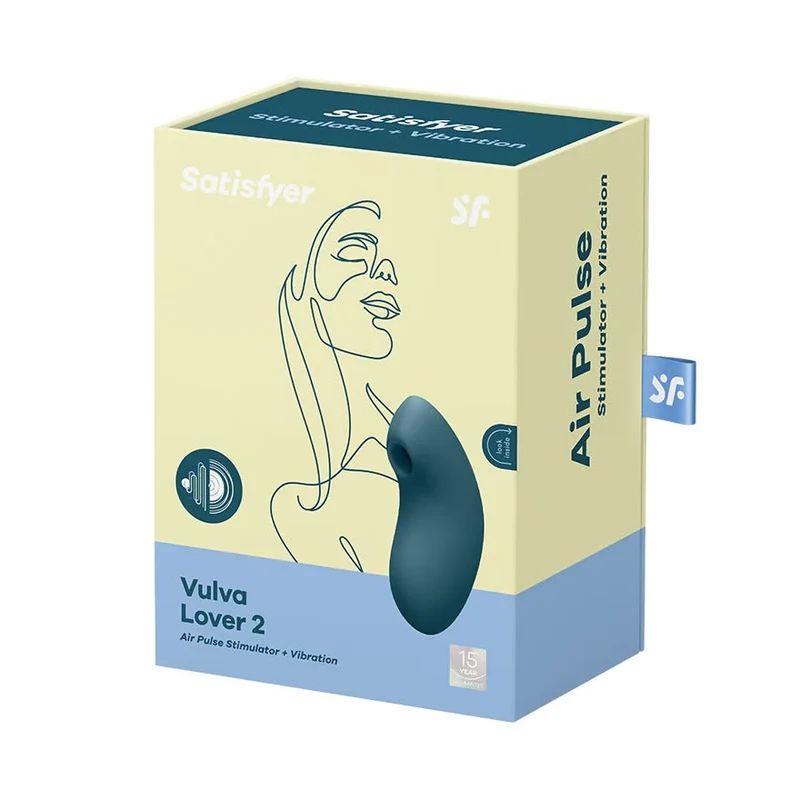Satisfyer Vulva Lover 2 Vibratore Clitoride Blu