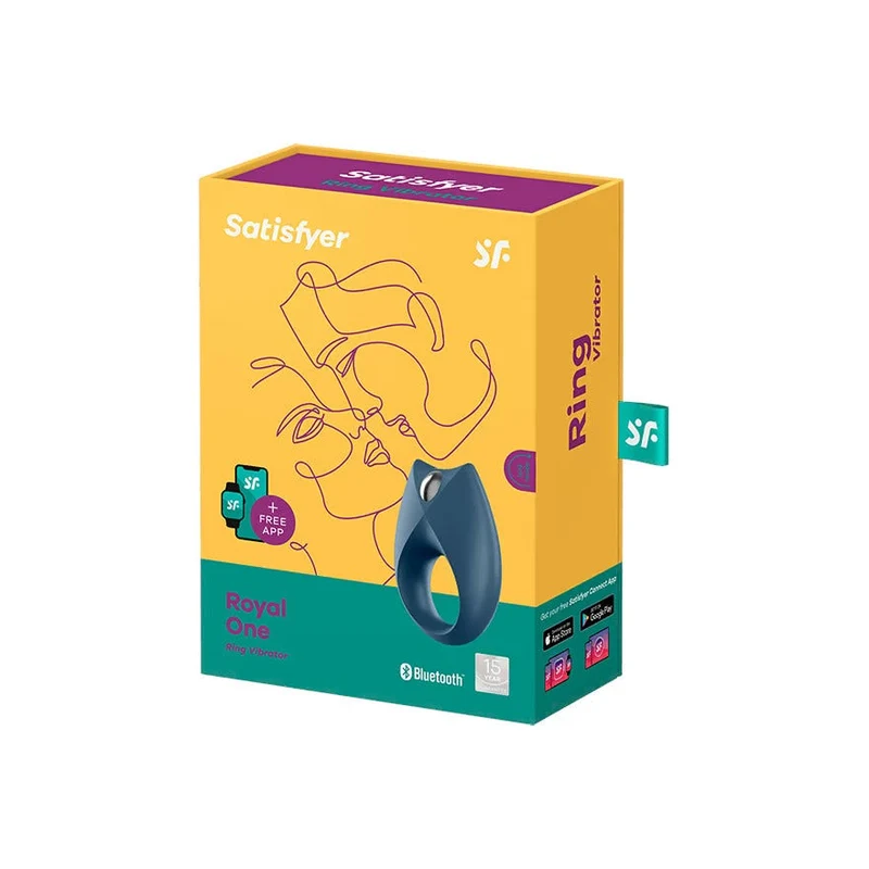Satisfyer Royal One Connect App Anello Blu