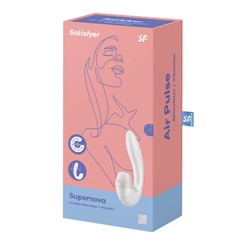 Satisfyer Supernova Vibratore Clitoride Bianco