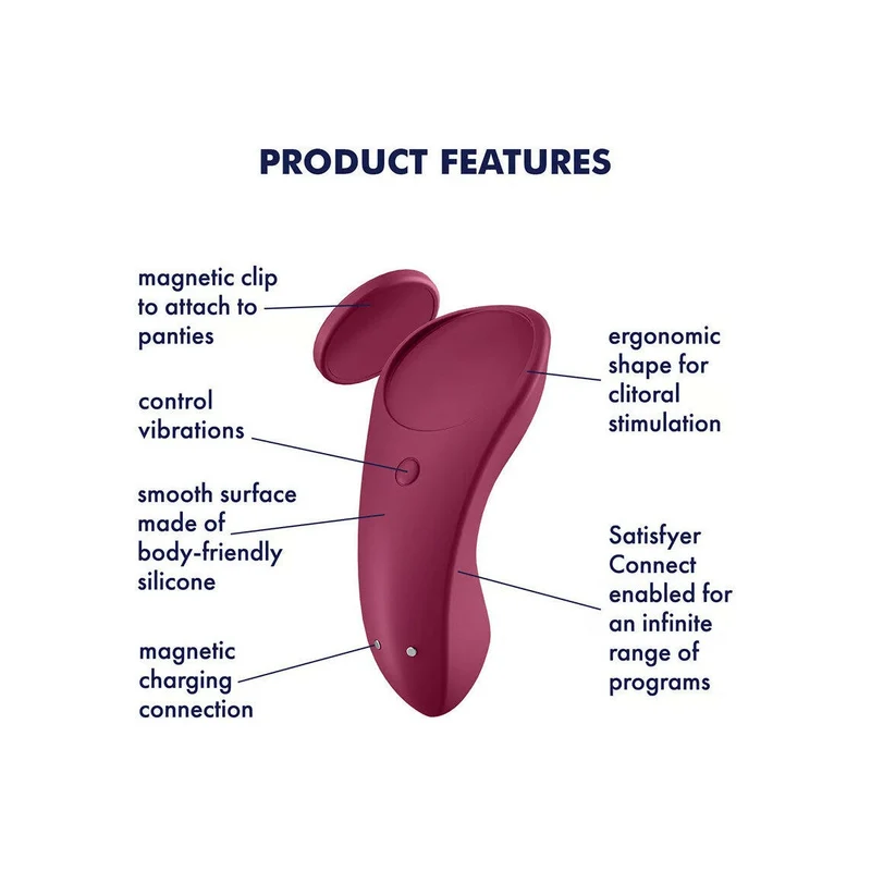 Satisfyer Sexy Secret Connect App Stimolatore Clitorideo
