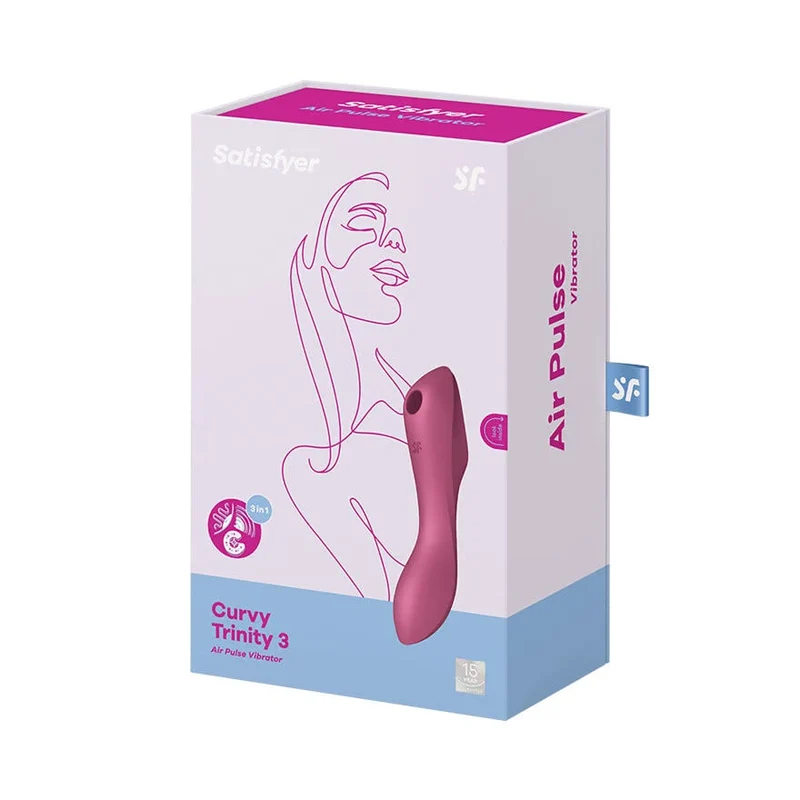 Satisfyer Curvy Trinity 3 Vibratore Rosso