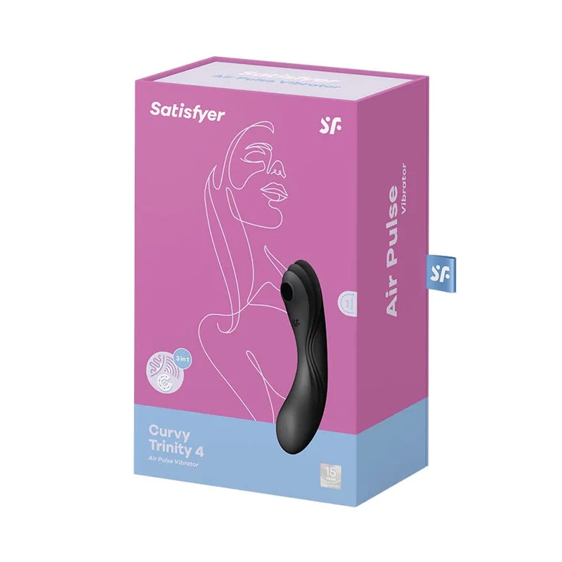 Satisfyer Curvy Trinity 4 Vibratore Nero