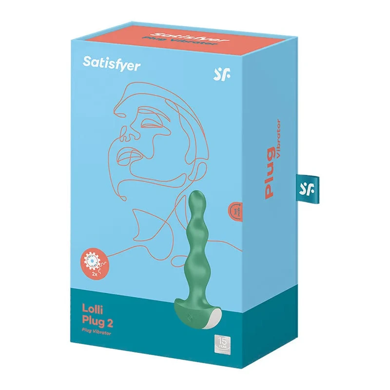 Satisfyer Lolli Plug 2 Plug Anale Vibrante Verde